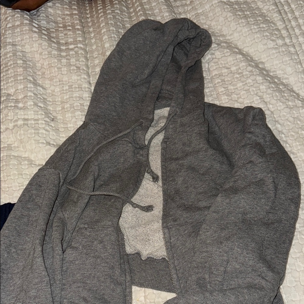 Brandy Melville Gray Hoodie Sweater
